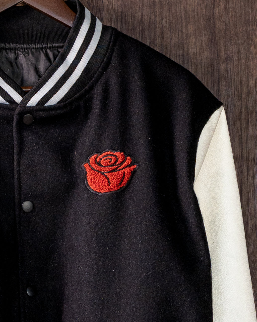 PDX Rose Varsity Jacket