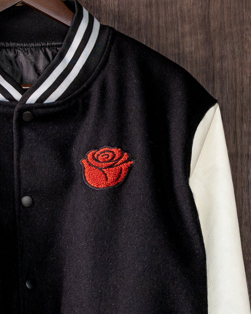 PDX Rose Varsity Jacket