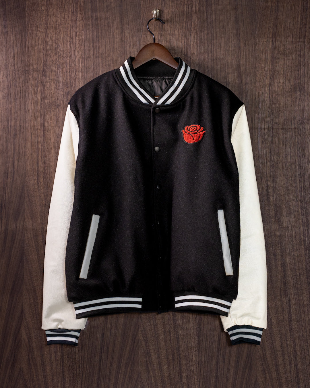 PDX Rose Varsity Jacket