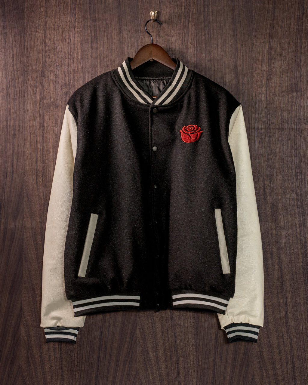 PDX Rose Varsity Jacket