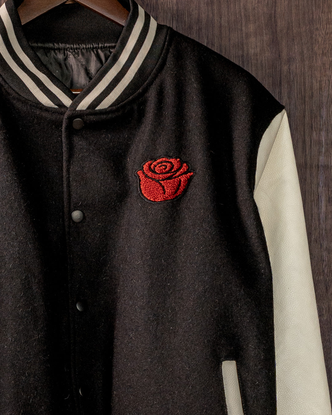 PDX Rose Varsity Jacket